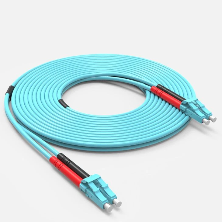 Hot Sale LC til LC Fleksibel OM3 10G / 40G Fiber Optic Patch Cord Cable 3M 5M 10M